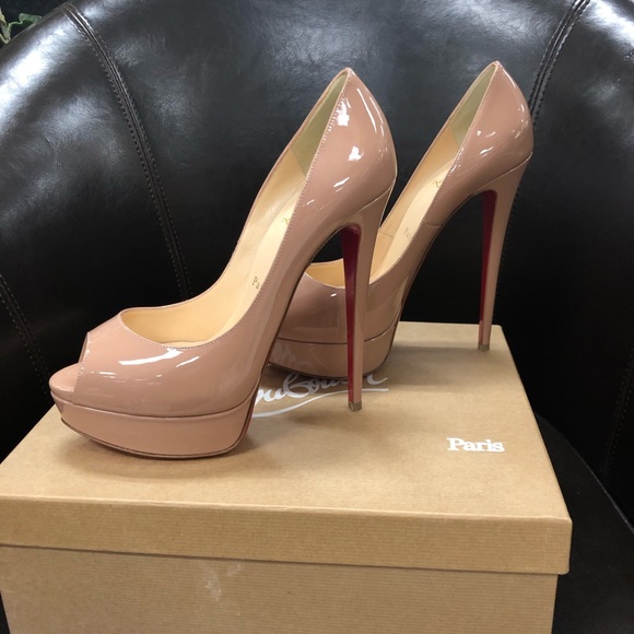 Christian Louboutin Shoes - *SOLD* NWT Christian Louboutin - Lady Peep nude